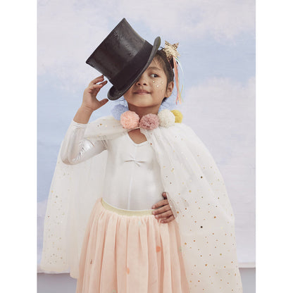 Meri Meri utkledning, kappe m. pompom&