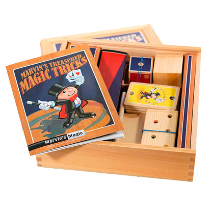 Marvins Magic tryllesett i eske av tre