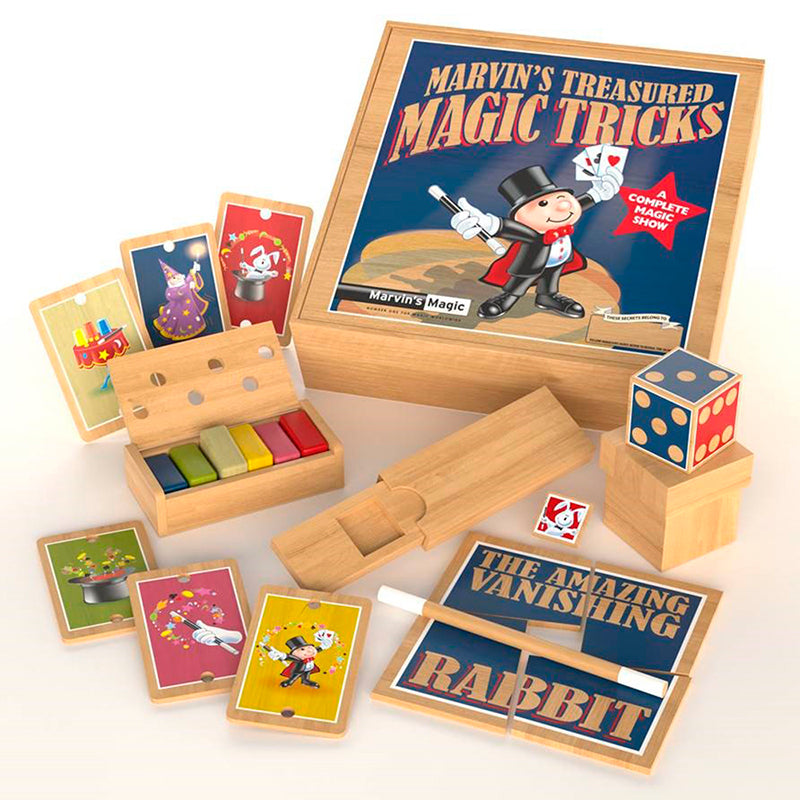 Marvins Magic tryllesett i eske av tre