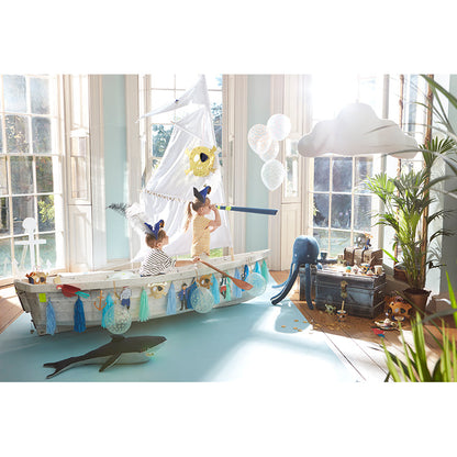 Meri Meri ballong sett, Under the sea, Shark - 106 cm