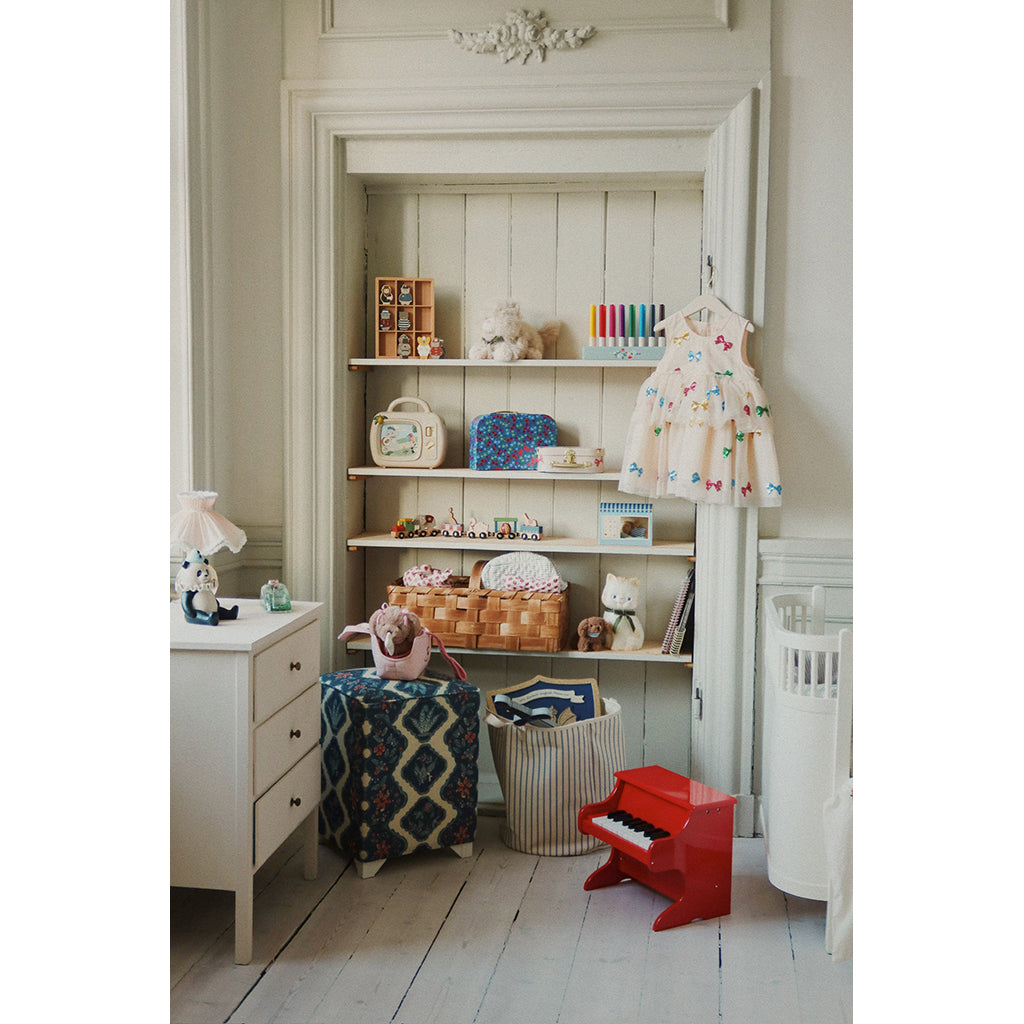 Konges Sløjd Glossy piano, piano i tre – Rød