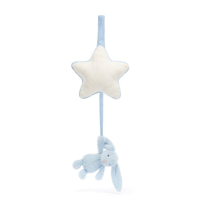 Baby Jellycat spilledåse, Bashful blue kanin - 30 cm