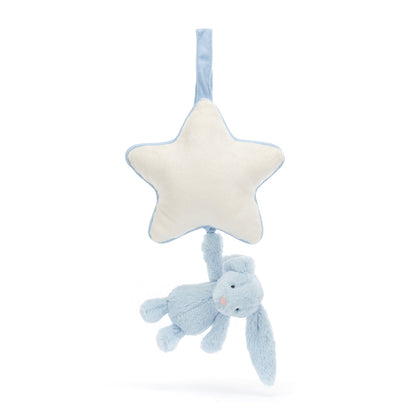 Baby Jellycat spilledåse, Bashful blå kanin – 30 cm