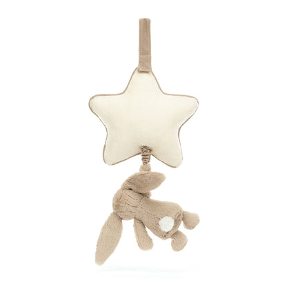 Baby Jellycat spilledåse, Bashful kanin - Beige