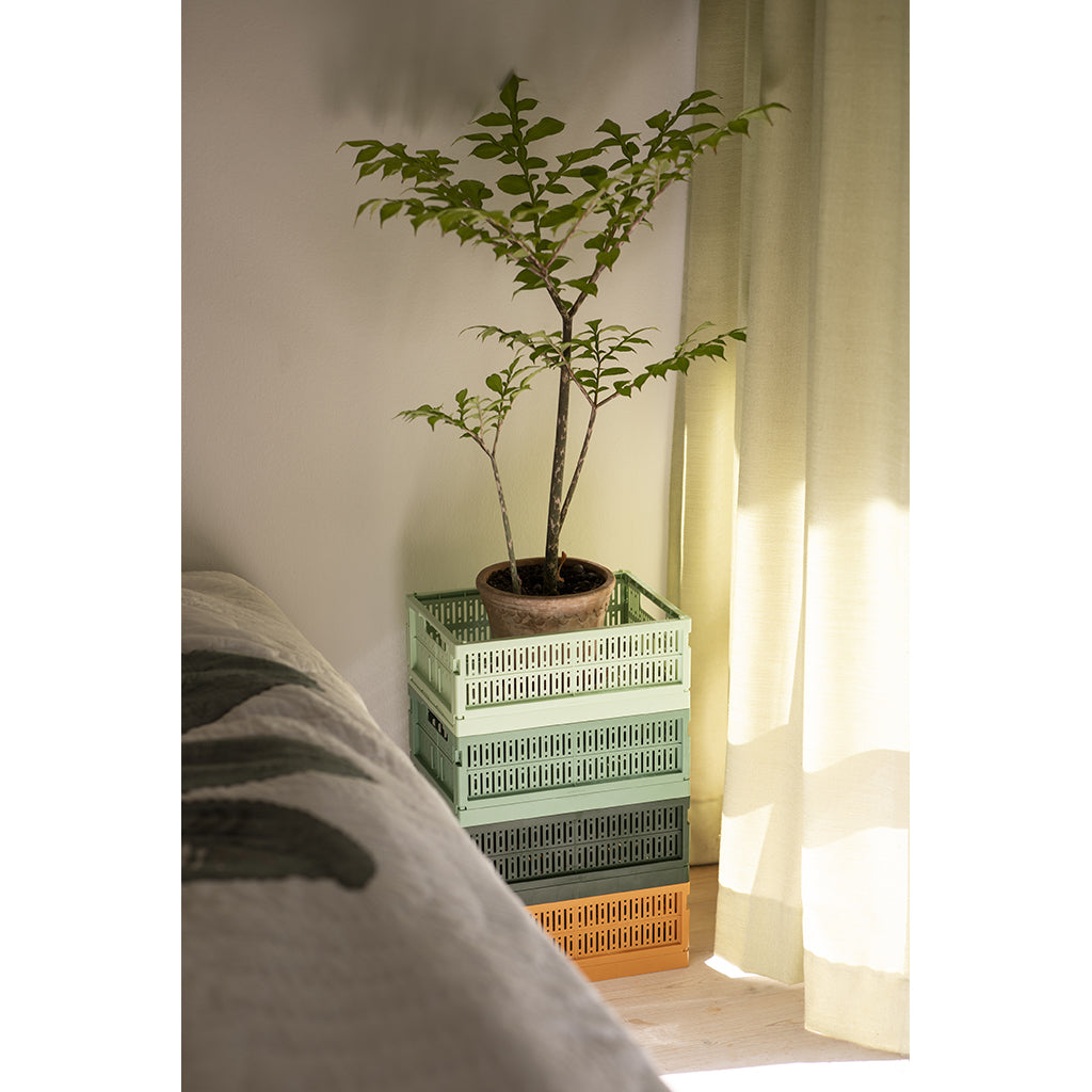 Made Crate, Sammenleggbar mellomstor kasse - Fudge