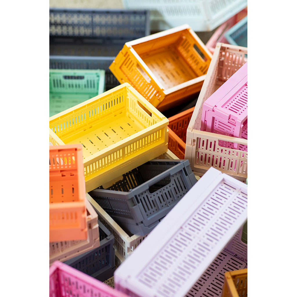 Made Crate, sammenleggbar minikasse - Washed black sweater