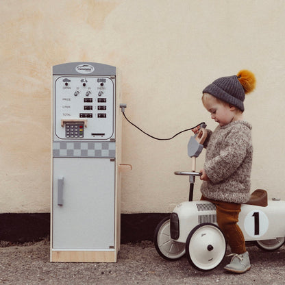 Vilac gåbil i metall, råhvit