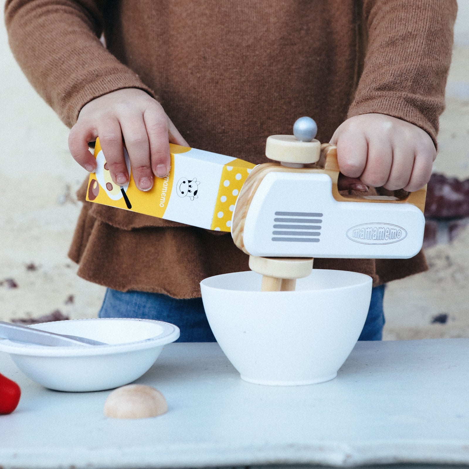 MaMaMeMo lekemat i tre, Håndmixer