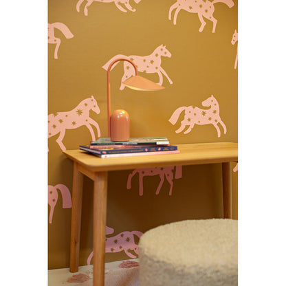 Curve-Lab, Lite skrivebord, Skrivebord til barn – Eik