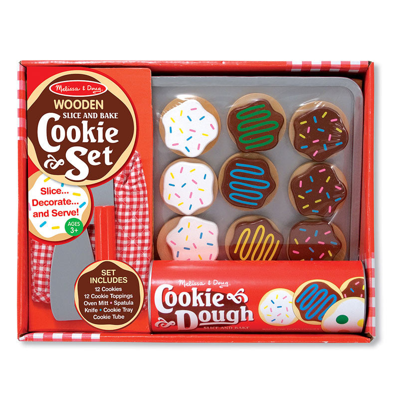 Kaker til at skjere og bake, 12 stk i træ