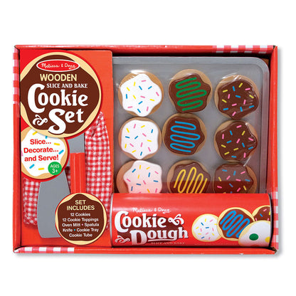 Kaker til at skjere og bake, 12 stk i træ