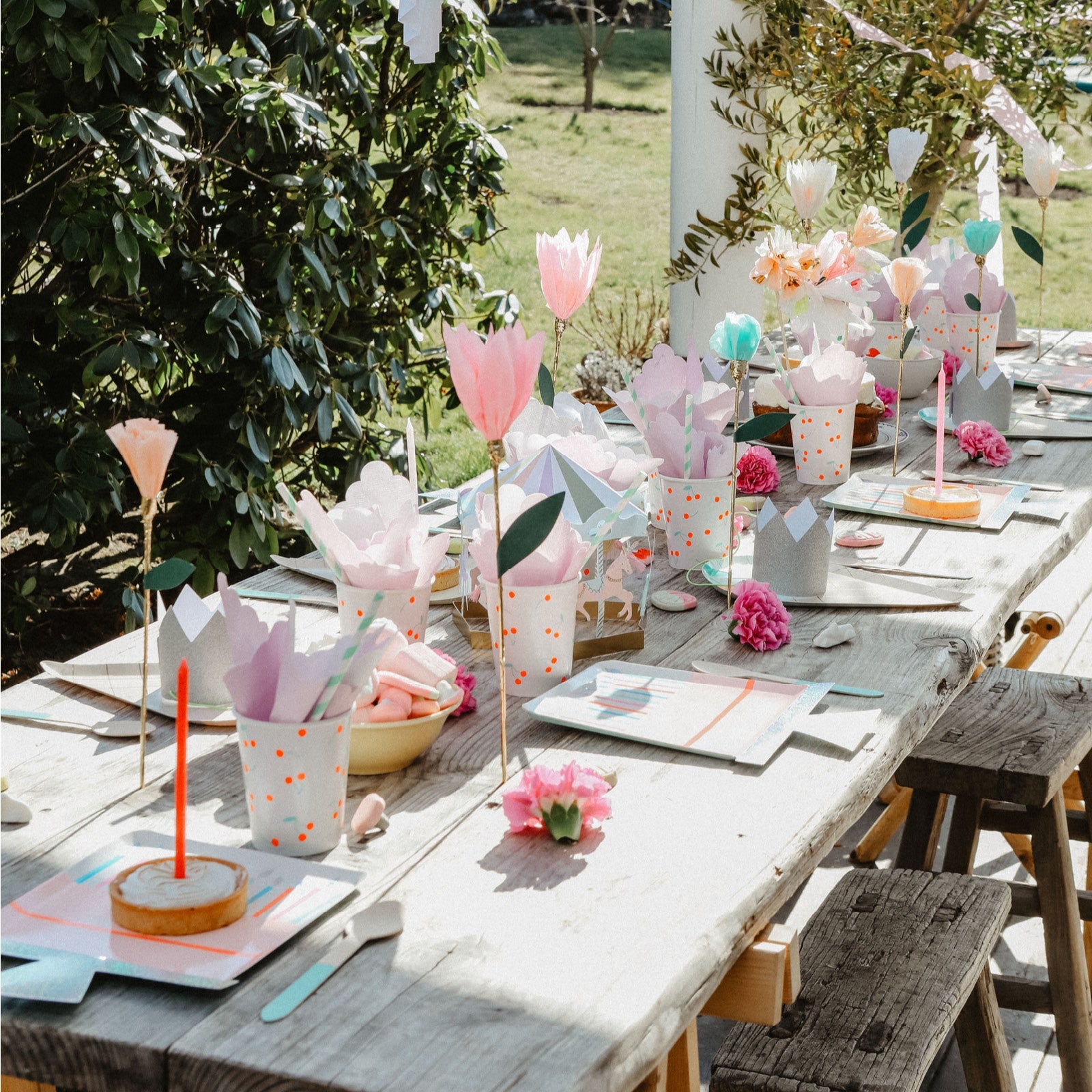 Meri Meri kakepynt, Blomsterbukett