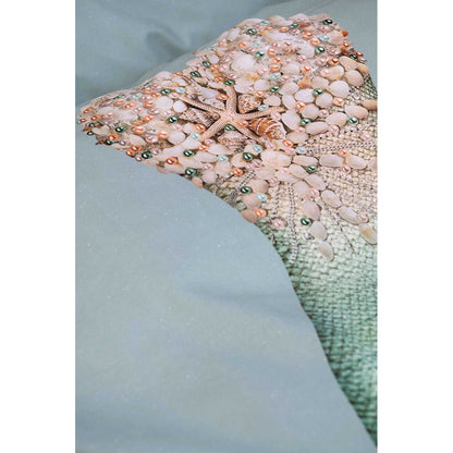 Snurk voksensengetøy, økologisk - Mermaid Aqua