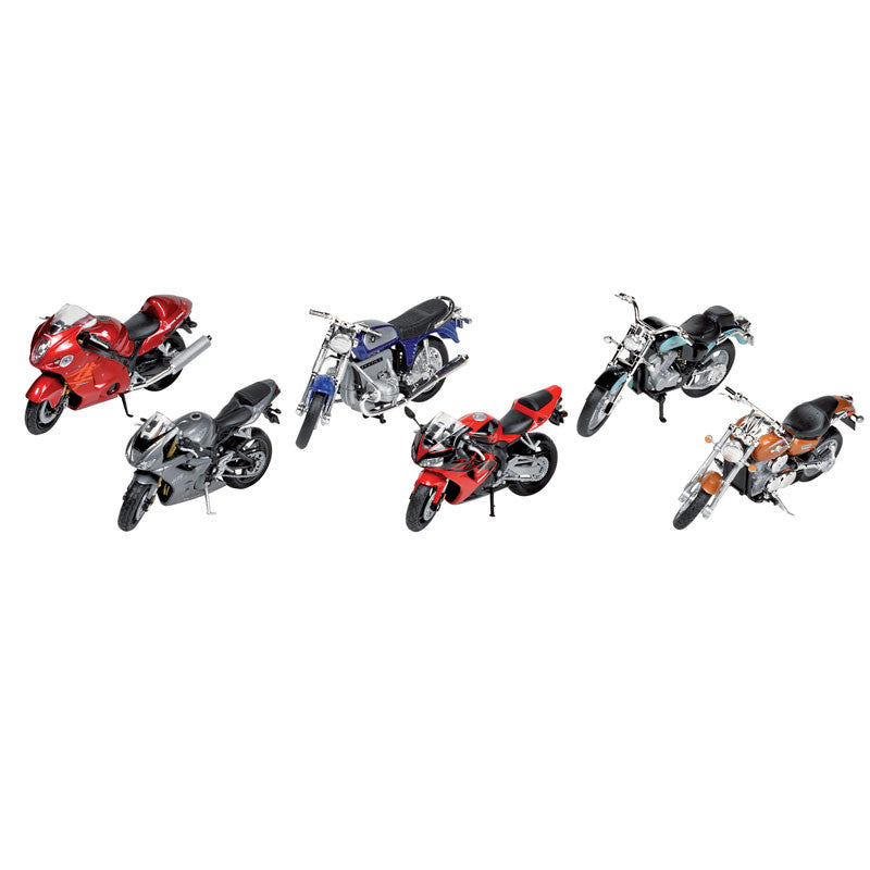 Motorsykkel i metall  1:18