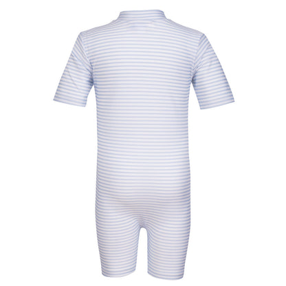 Petit Crabe UV drakt m. glidelås, Natsu, Baby blue/white - 0-8 år