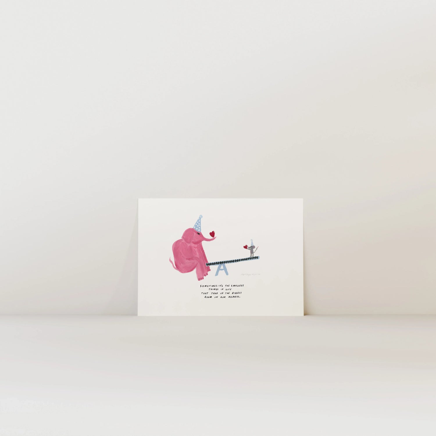 Nephthys Illustrated plakat, Smallest Things in life - A4