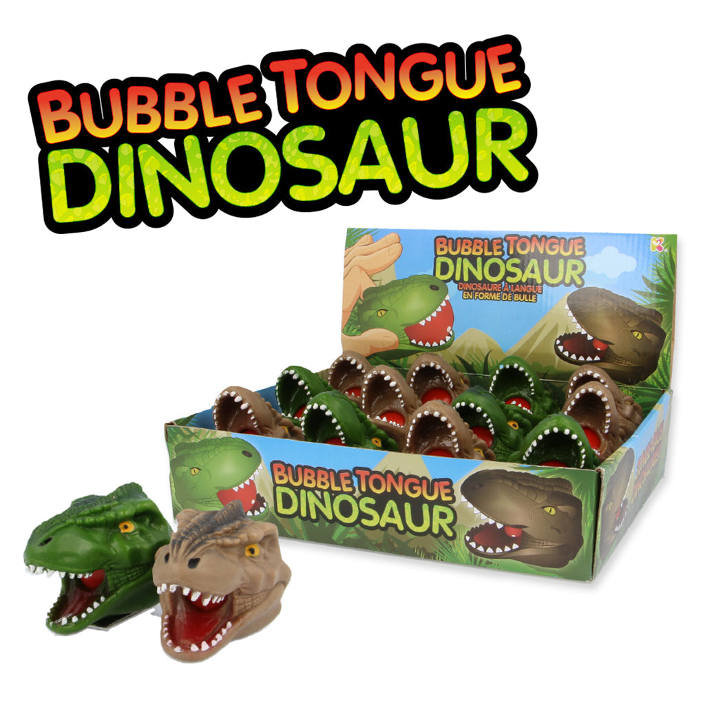 Keycraft gummi dinosaurhode m. bobletunge, ass.
