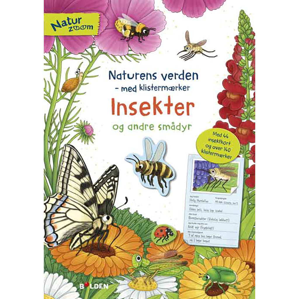 Forlaget Bolden, Naturens verden – med klistremerker – Insekter og andre smådyr