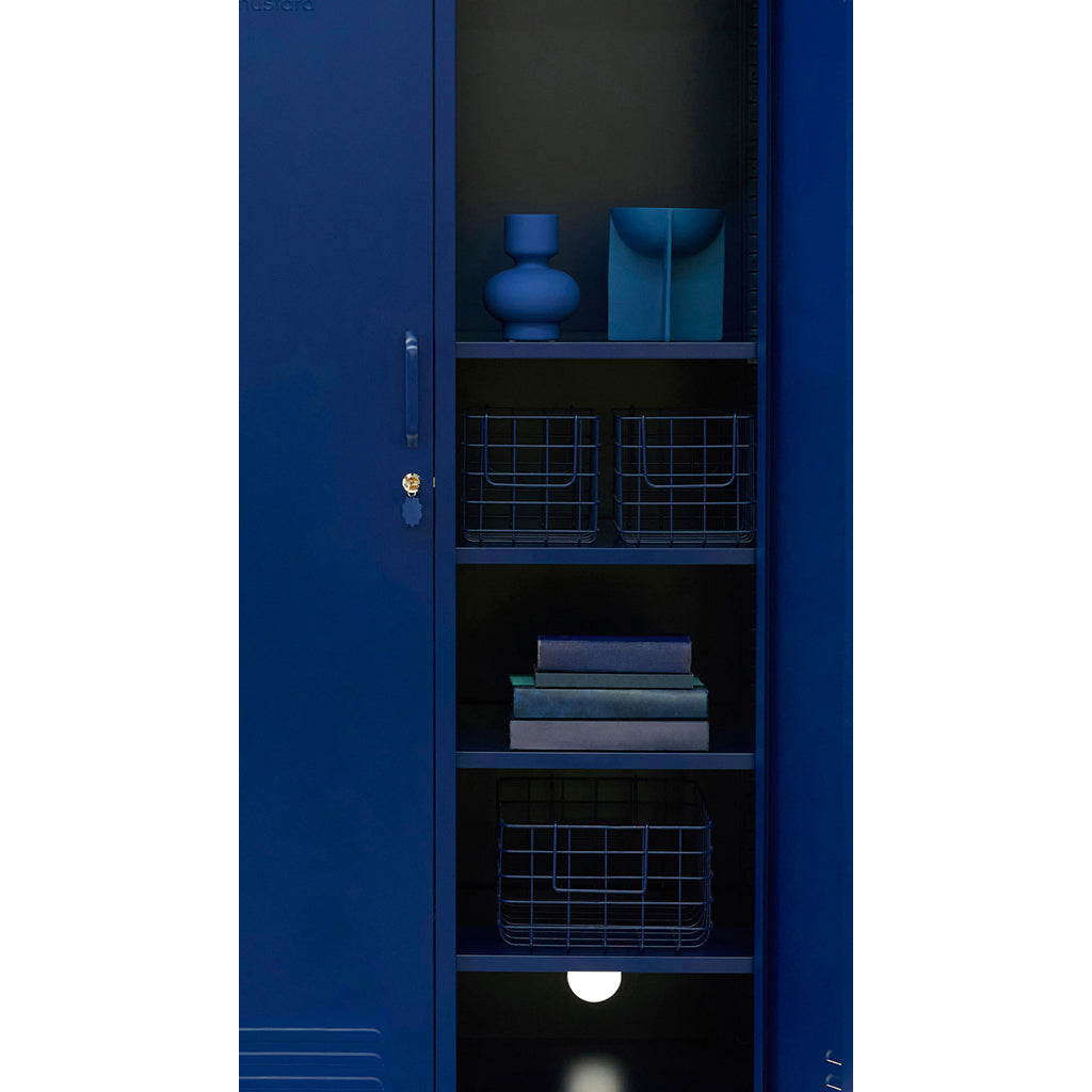 Mustard Made Baskets, sett med 3 trådkurver - Navy