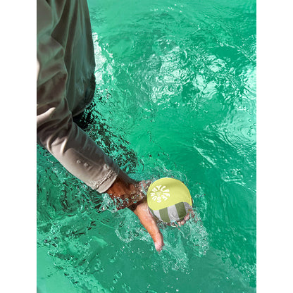 Sunnylife neoprenballer, sett med 2 stk. - Skim Ball Set Tides Out Citrus