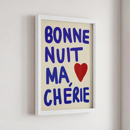 Nephthys Illustrated plakat, Bonne Nuit ma Chérie - A4