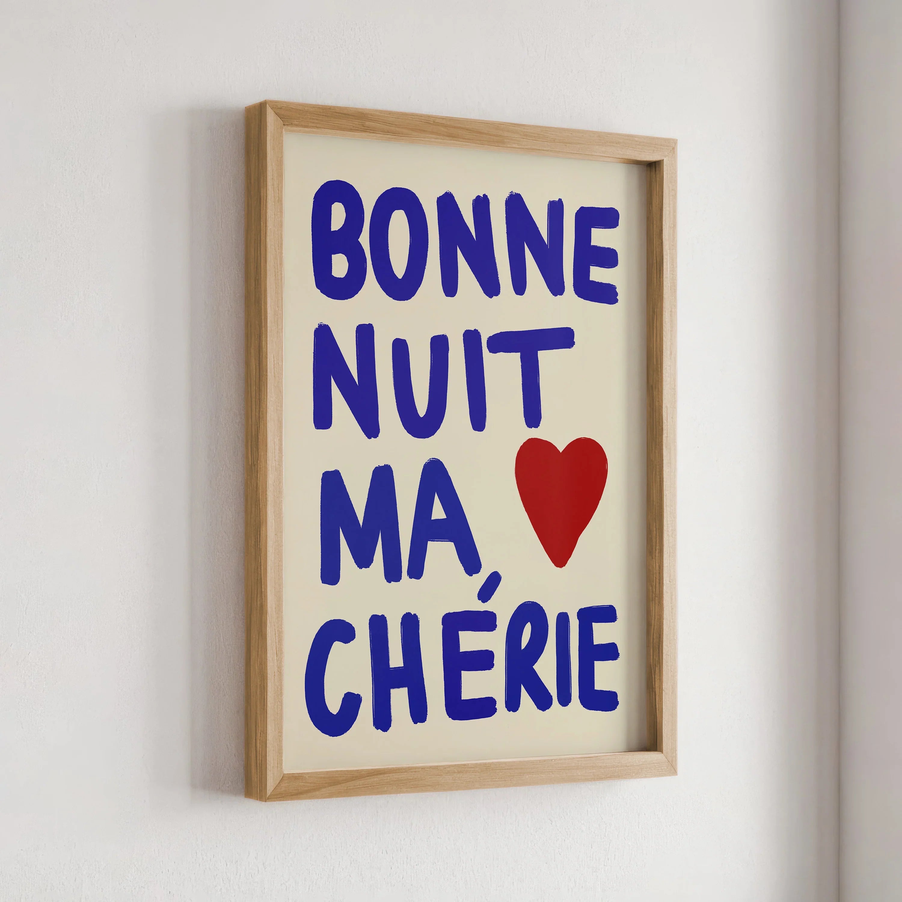 Nephthys Illustrated plakat, Bonne Nuit ma Chérie - A4