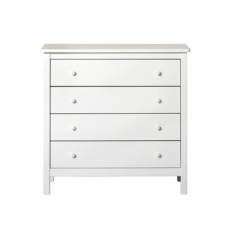 Oliver Furniture Seaside kommode m. 4 skuffer. Smuk indretning til børneværelset