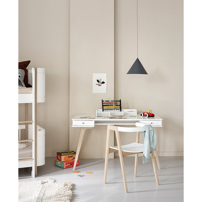 Oliver Furniture Wood skrivebord, 66 cm og lenestol