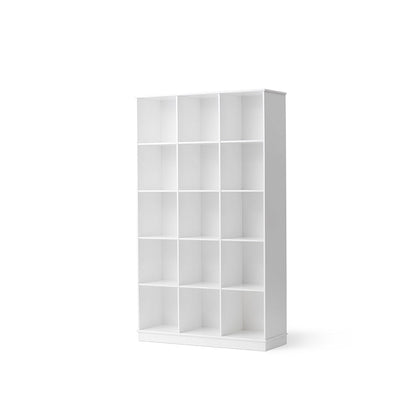 Oliver Furniture Wood reol, 3x5 rom loddrett m sokkel