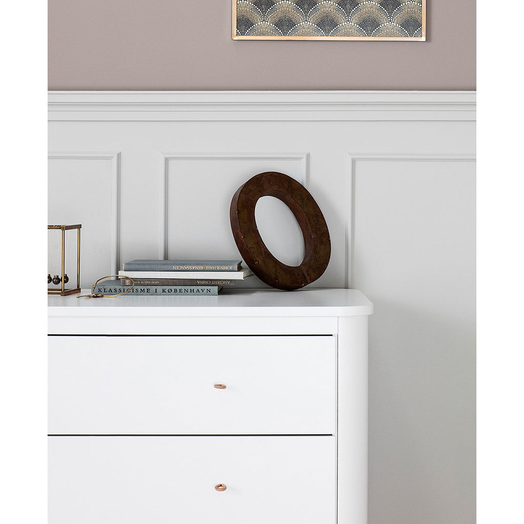 Oliver Furniture Wood kommode, med 3 skuffer – Hvit