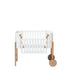 Oliver Furniture Wood Co-sleeper babyseng i hvid og eg