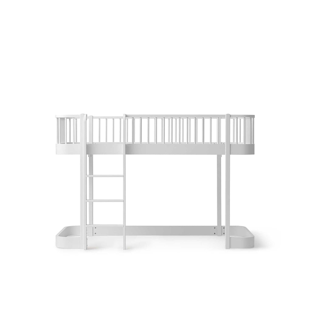 Oliver Furniture Wood Original halvhøj seng i hvid finish