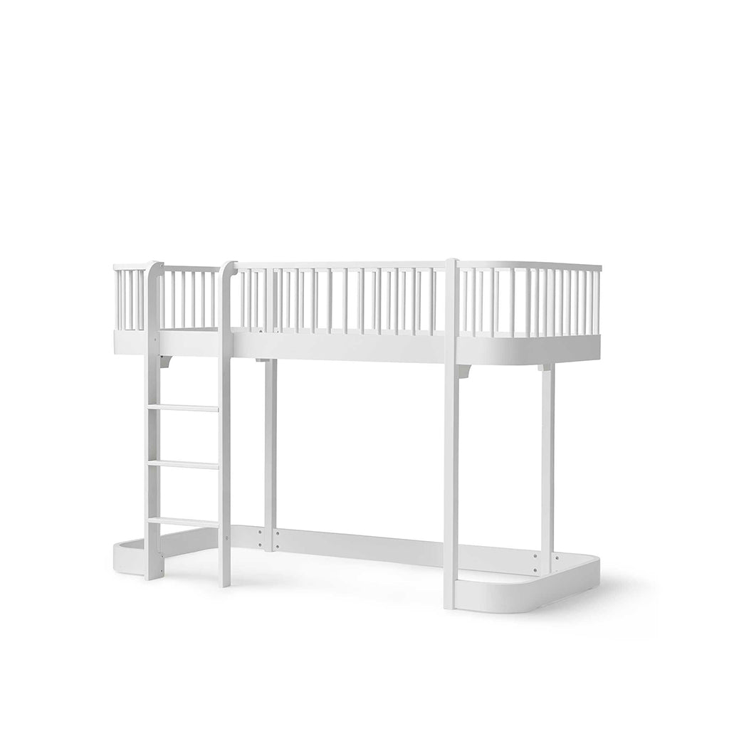 Oliver Furniture, Wood Original, halvhøy seng - Hvit