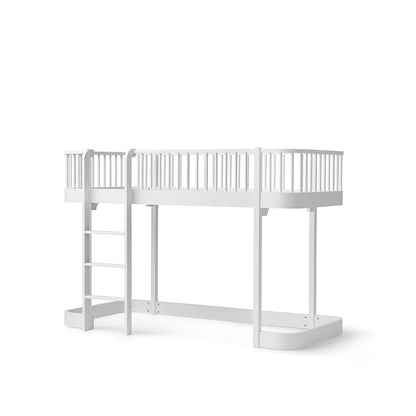 Oliver Furniture, Wood Original, halvhøy seng - Hvit