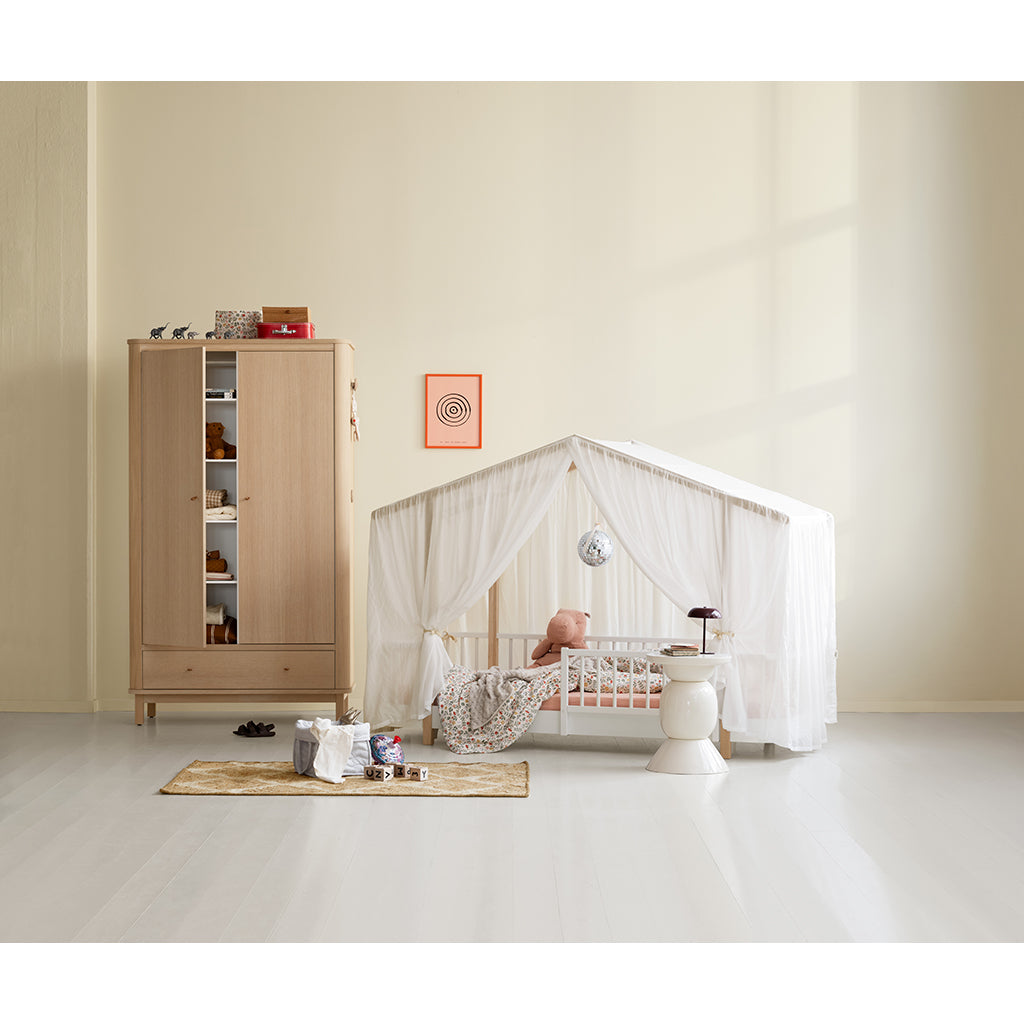 Oliver Furniture, Wood Original telt til husseng - Transparent hvit