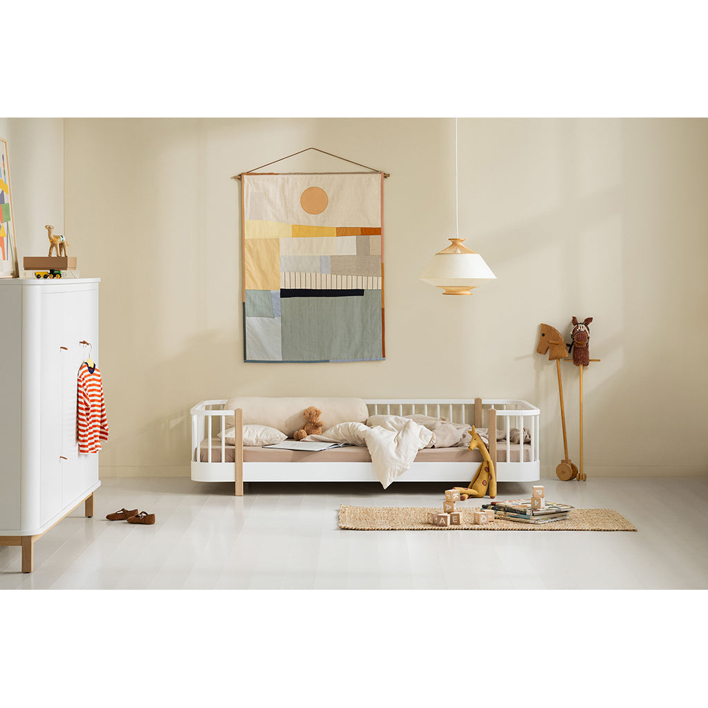 Oliver Furniture, Wood Original husseng, UTEN telt – Hvit/eik