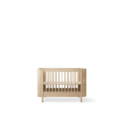 Oliver Furniture, Wood Mini+ sprinkelseng ekskl. junior kit - Eik ( levering slutten av juni )