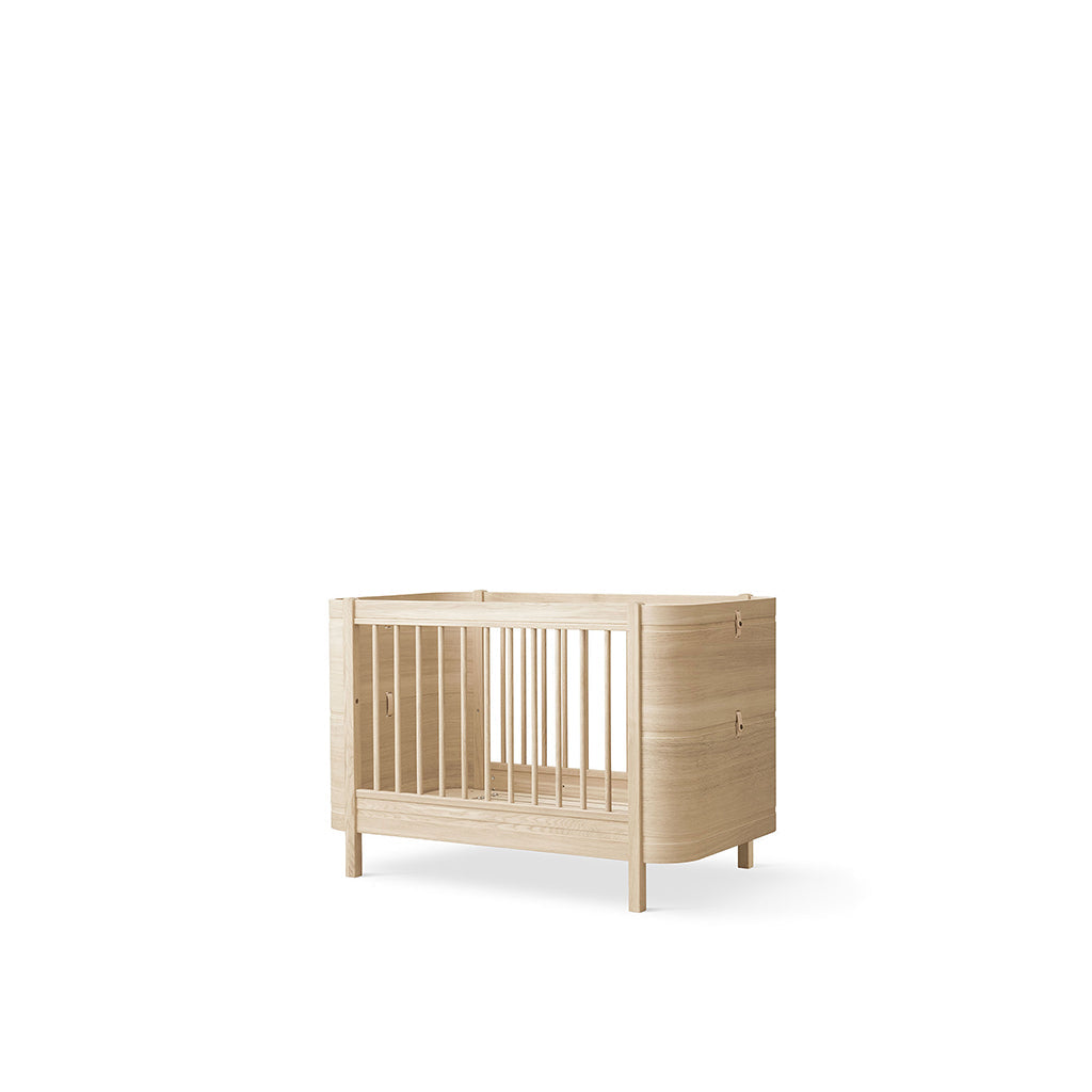 Oliver Furniture, Wood Mini+ sprinkelseng ekskl. junior kit - Eik ( levering slutten av juni )