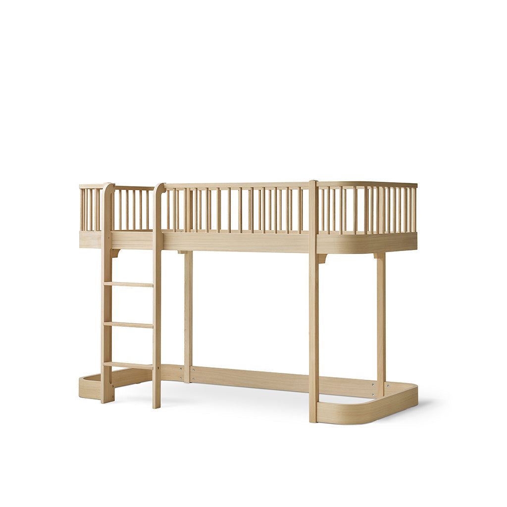 Oliver Furniture, Wood Original, halvhøy seng - Eik