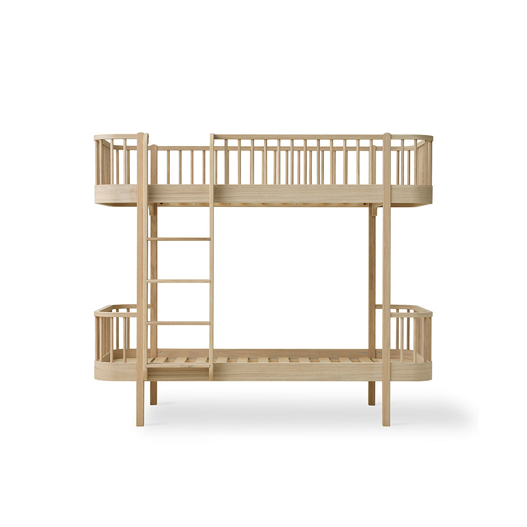 Oliver Furniture, Wood Original, køyeseng - Eik m. stige i front