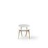 Oliver Furniture Wood Pingpong børnestol hvid/eg