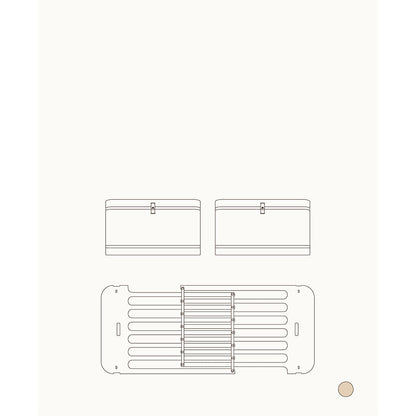 Oliver Furniture, Wood Mini+ Basic - søskenkit Eik