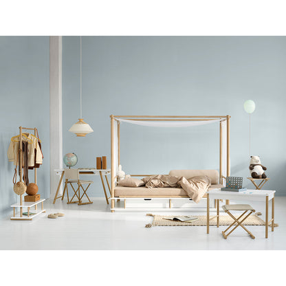 Oliver Furniture, Camp klesstativ - Hvit / Eik