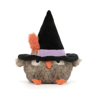 Jellycat bamse, Halloween, Heccaty Hootnightly ugle – 17 cm