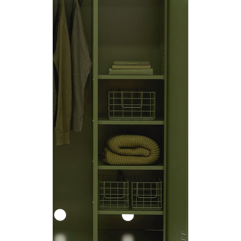 Mustard Made Baskets, sett med 3 trådkurver - Olive