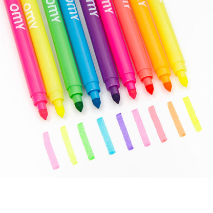 Omy tusjer, 2 i 1 - neon
