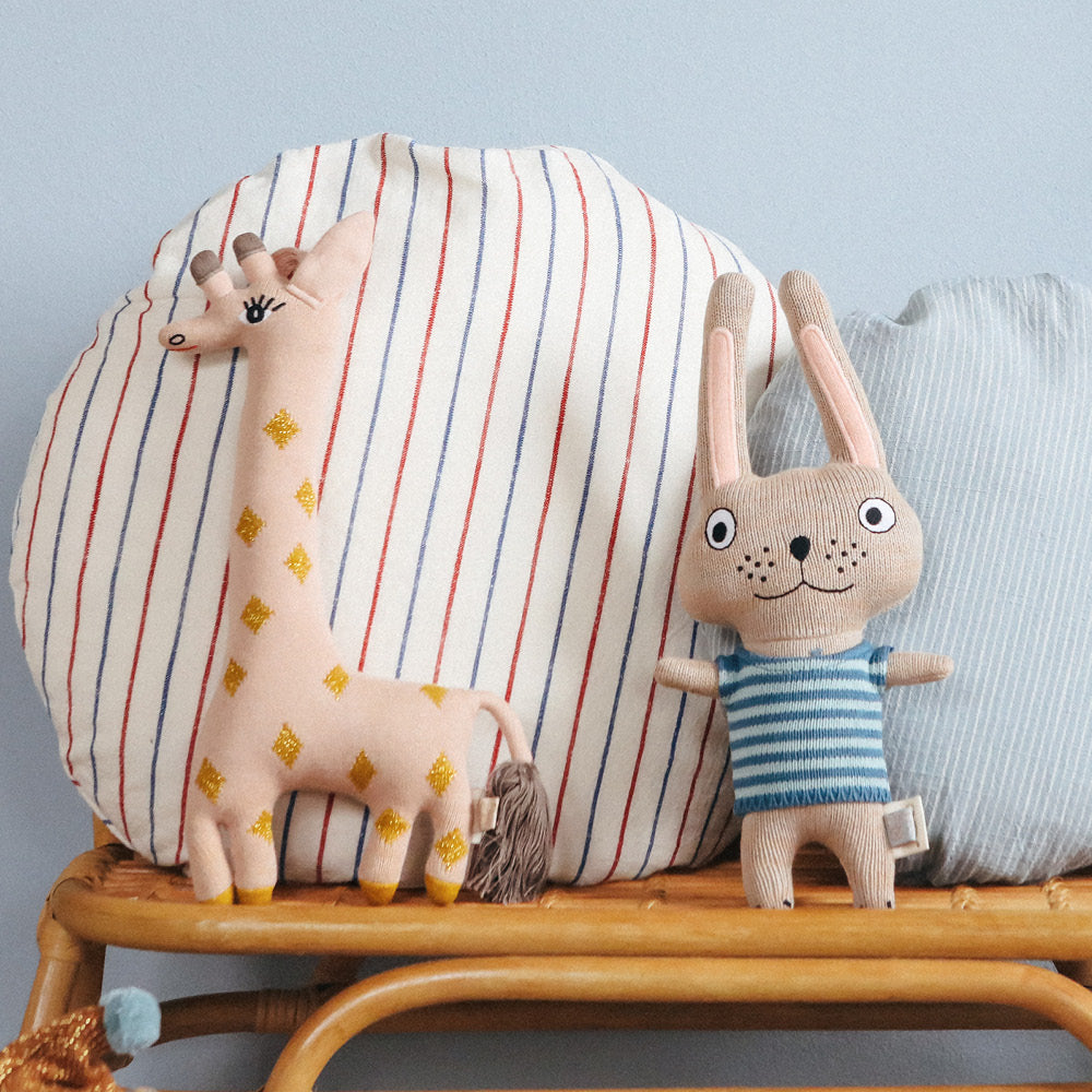 OYOY Stoffdyr, Baby Guggi Giraff - Rosa/Amber