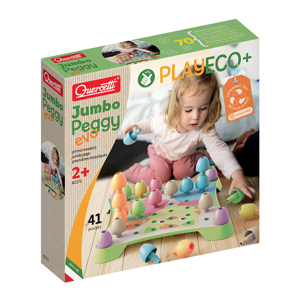 Quercetti stiftmosaikk, Jumbo Peggy – 41 deler
