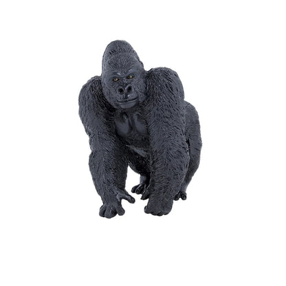 Papo Gorilla figur legetøj til børn, håndmalet med høj detaljeringsgrad