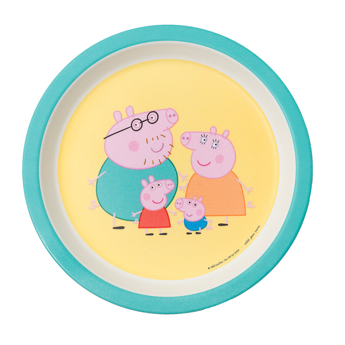 Peppa Gris tallerken, lysegrønn